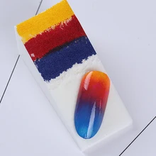 6 шт. Градиент Ногти Мягкими Губками Для Цвет Увядает Маникюр