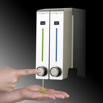 

Soap Dispenser Hand sanitizer press wall hanging hotel bathroom shower gel box non-perforated household shampoo