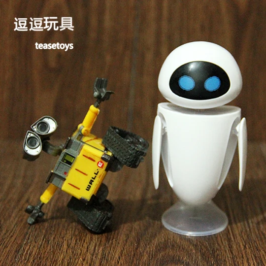 Hot Sale toy for the boys Wall E Toys Robot 6cm 2PCS WALL.E w/ EVA Free