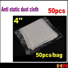 1 пакет 50 шт. Мобильный телефон ЖК-дисплей светодиодный ремонт чистая ткань отделяющая машина вакуумная упаковка Антистатическая микрофибра пыль