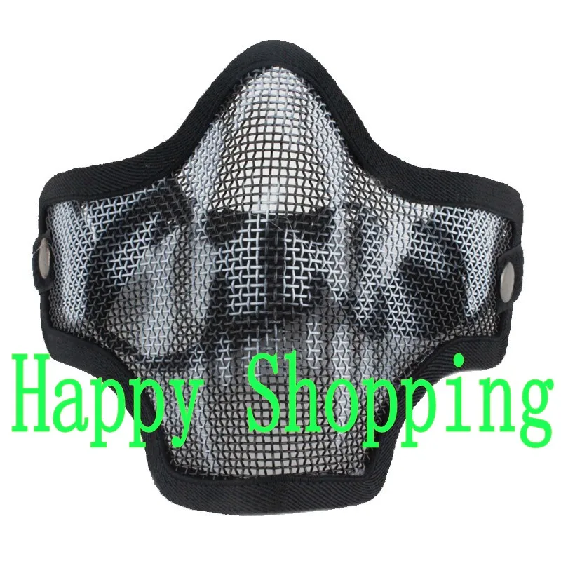 

Tactical Airsoft Metal Mesh Net Hunting Wargame Protect Half Face Cosplay Mask
