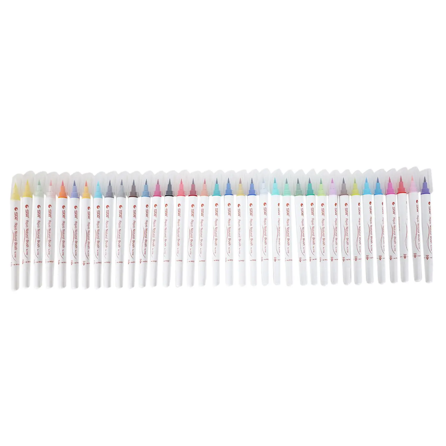 

STA 3700 Water Solubility Brush Aquarelle Pen Sketch Art Marker, 36 pcs Colour