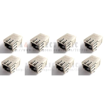 

8 PCS/LOT RJ45 ETHERNET LINK SOCKET Connector for pioneer CDJ900 2000,REPLACE DKN1576 DKN1650