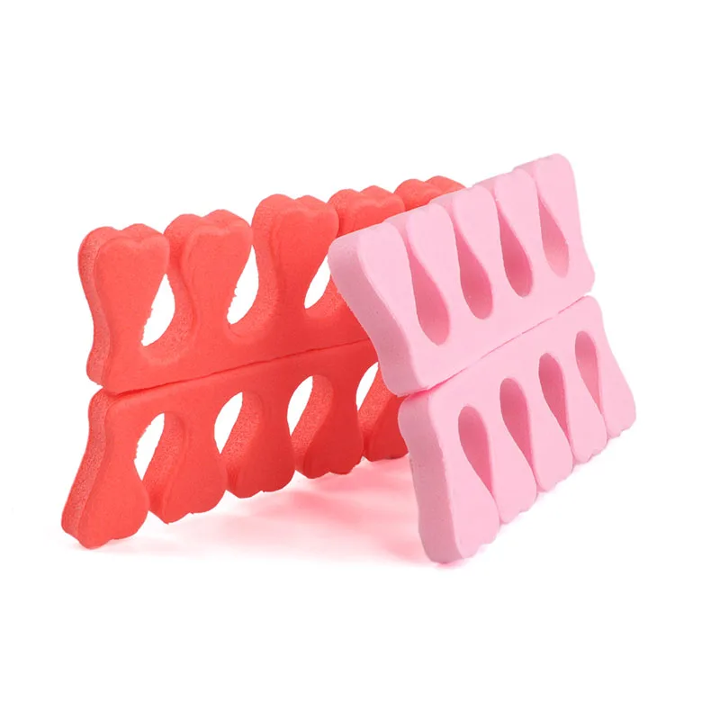 Soft Foam Sponge Toe Separators 100Pcs Popular Finger Separator Dividers Nail Art Manicure Pedicure Nail Gel Tools #3374