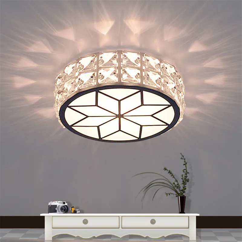 Us 21 88 35 Off 5w Modern Led Crystal Ceiling Light Circular Mini Led Ceiling Lamp Rotunda Entrance Light For Living Room Aisle Corridor In
