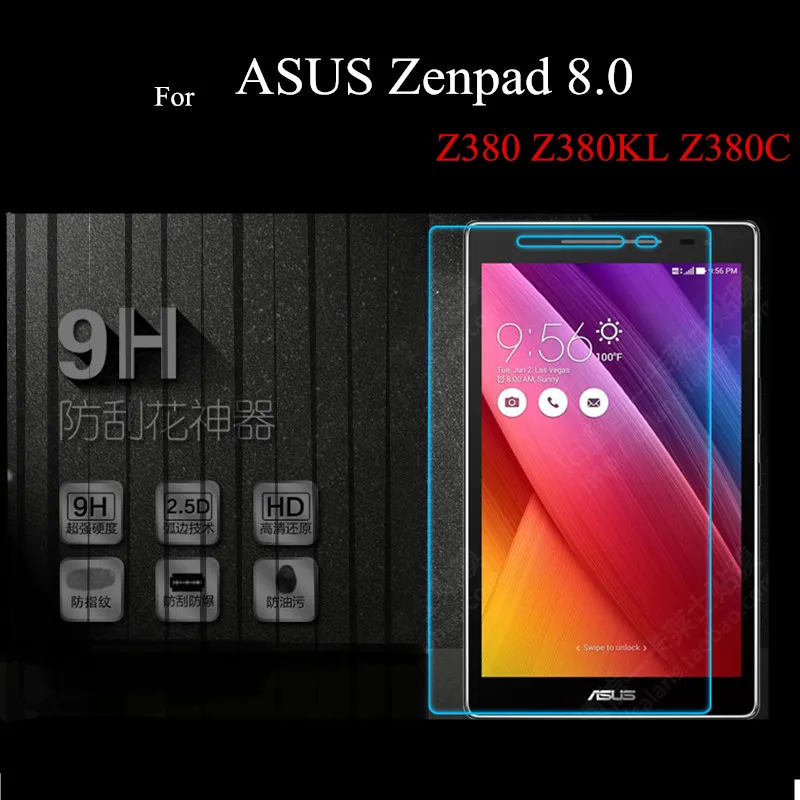 ZenPad 3 8,0 Z581 Закаленное стекло протектор для ASUS Zenpad 8,0 ''Z380 Z380KL Z380C Zenpad S 8,0 Z580CA Z580C Защитные пленки для планшетов