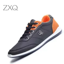 New 2017 Men Shoes Lace Up Designer Spring Autumn Fashion Men Casual Shoes Male Footwear For Men Black Blue