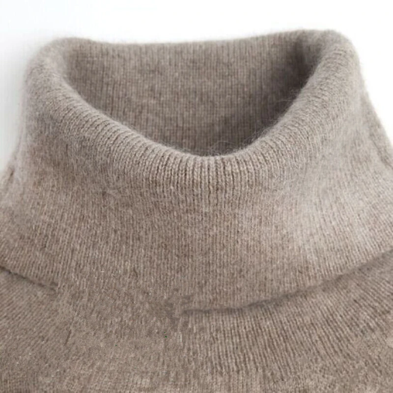 Winter Cashmere Knitted Sweater Female Pullover Turtleneck Women Bottoming Warm!
