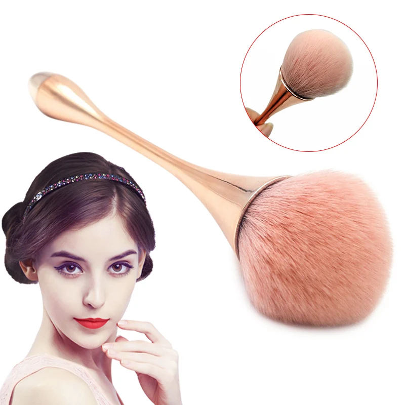 

Rose Gold Powder Blush Fashion Slim Waist Makeup Brush Contour Concealer Highlighter Makeup Brush Cosmetic Tool Beauty