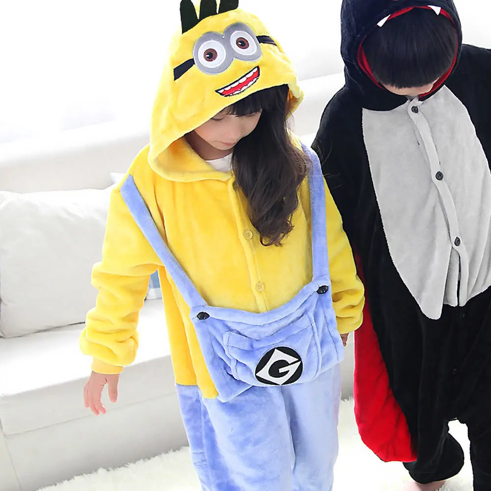 Bat Pajama Kids Onesies Minion Animal Cosplay Costume Children Pajama Jumpsuit Suit Flannel Homewear Sleepwear For Boys Girls Bat Pajama Kids Onesies Minion Animal Cosplay Costume Children Pajama Jumpsuit Suit Flannel Homewear Sleepwear For Boys Girls