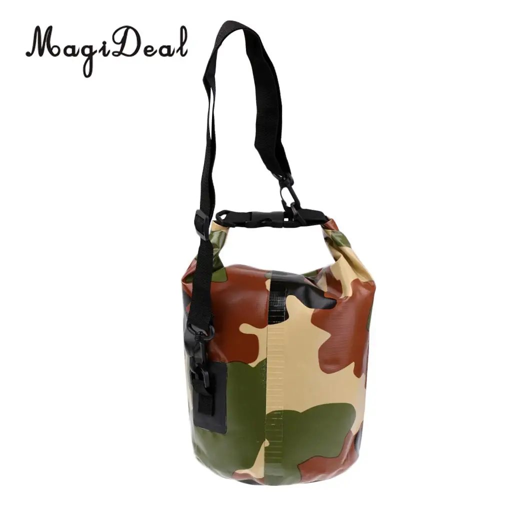 MagiDeal Camo Waterproof Dry Bag Sack Pouch Outdoor Sports Swimming Rafting Kayaking Boating 2L 5L 10L 15L 20L 30L