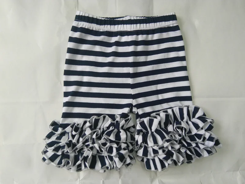 Kaiya Angel/ шорты с рюшами летние детские шорты в полоску с рюшами для девочек 6 см, украшение с рюшами - Цвет: 74