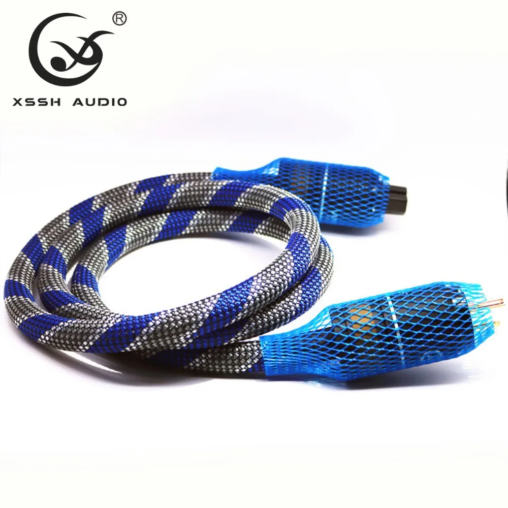 Кабель питания XSSH audio HIFI Series II электрический провод из чистой меди для Hi Fi DVD AMP