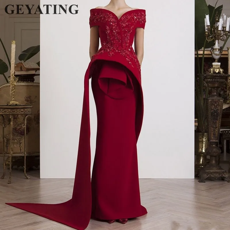 burgundy prom dress 2019