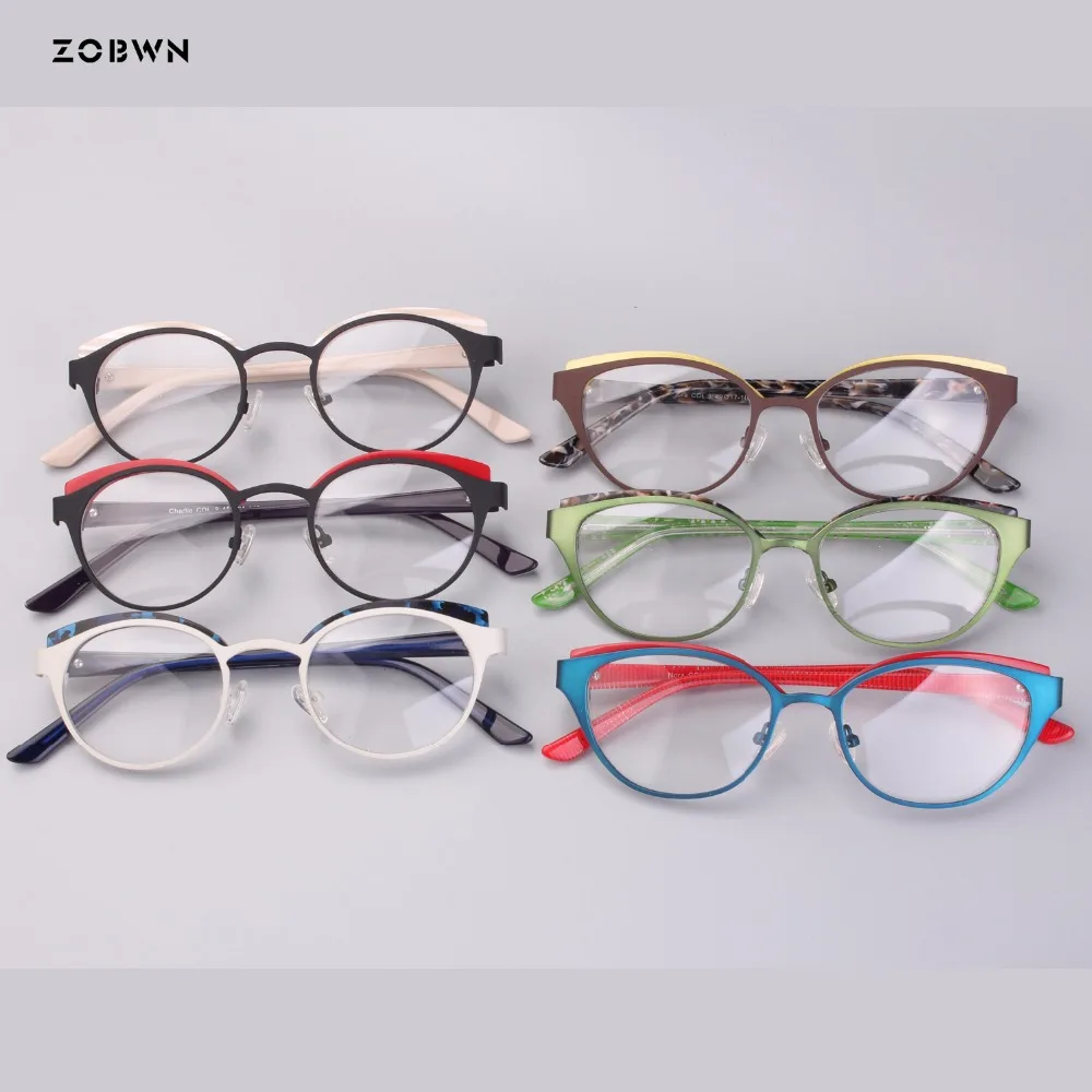 Mix wholesale rond children eyeglasses women Anti Blue Computer Goggles