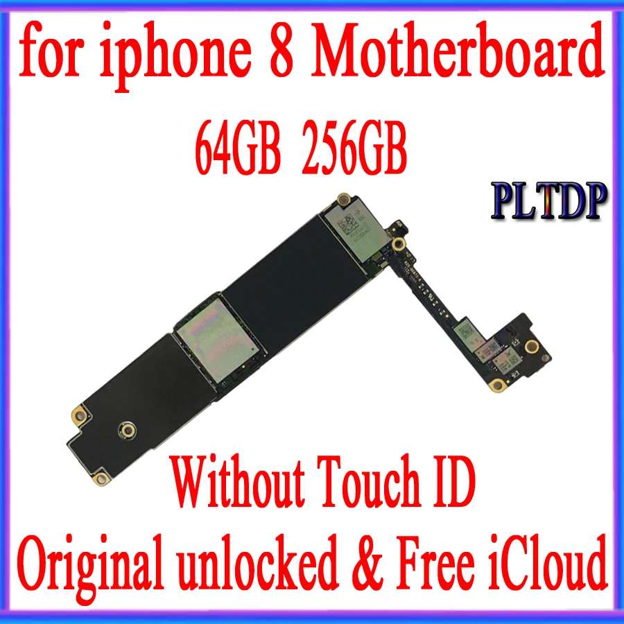 

for iphone 8 Motherboard without Touch ID,Original unlocked for iphone 8 Mainboard with Free iCloud,100% Good Tested