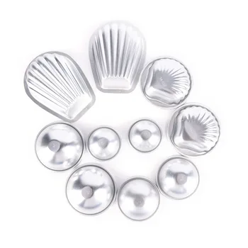

10Pcs Scallop Aluminum Shell Ball Starfish Heart 3D Bath Bomb Mold Ball Sphere Bath Bomb Mold