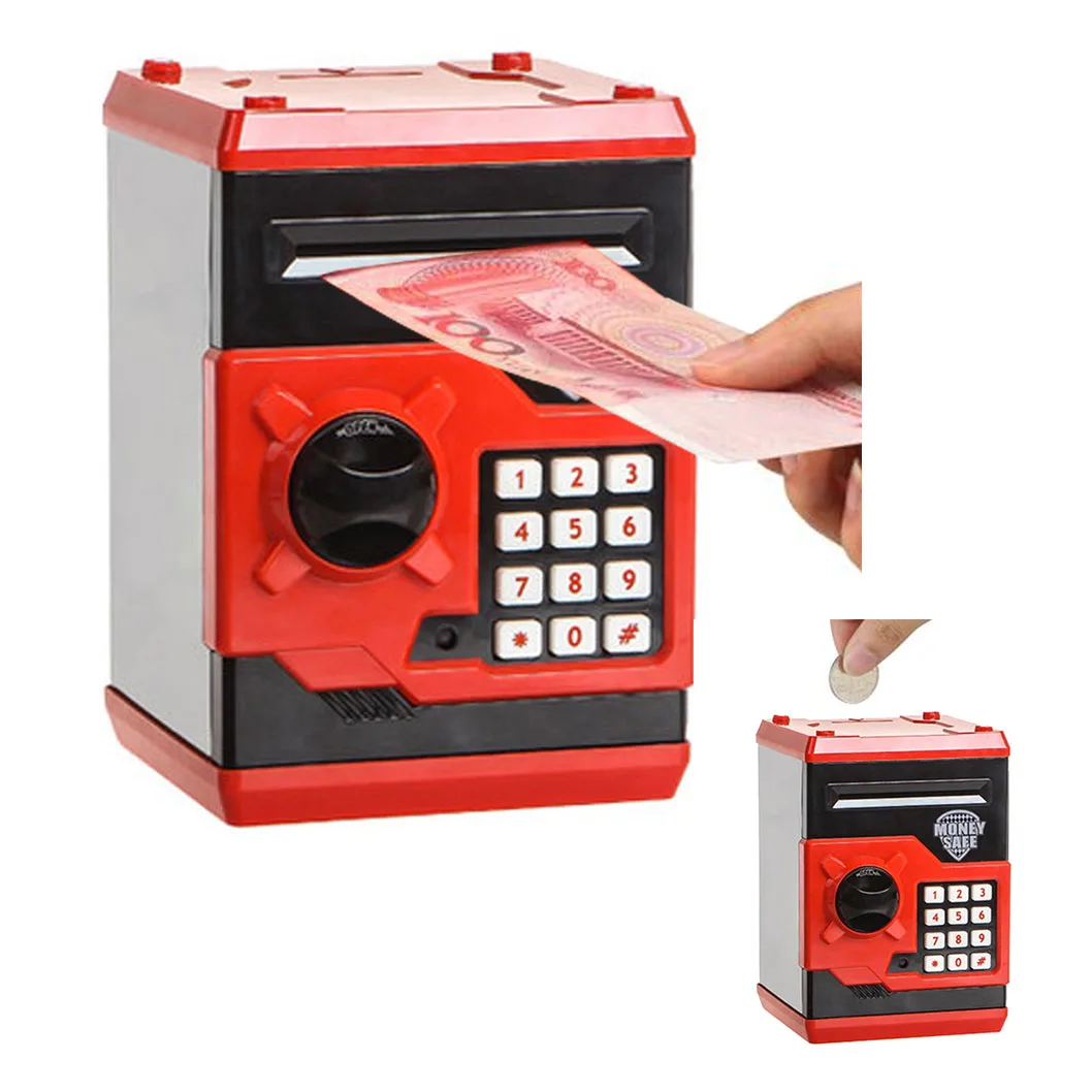 Креативная Автоматическая копилка Детский Электрический звук пароль подарок