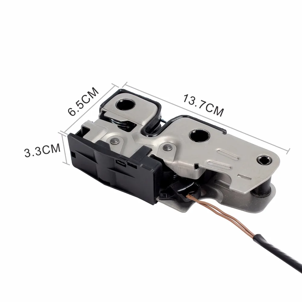 AUTOUTLET 1K1823509E защелка капота двигателя для VW MK5 Golf V Jetta 2004-2011 1K1823509E защелка капота