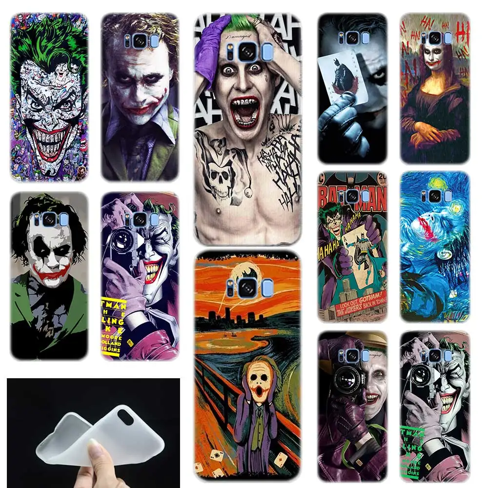

Dc Comics Batman Joker super hero Soft Silicone Phone Case Cover For Samsung Galaxy S6 S7 Edge S8 S9 Plus S10 plus lite Note 8 9
