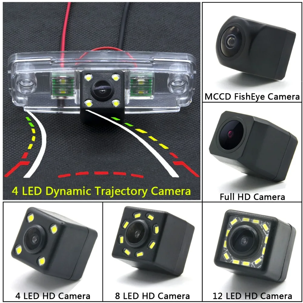 

HD Dynamic Trajectory Tracks Rear View Reverse Camera for Subaru Outback Impreza Sedan Forester 2008 -2012 Car Parking Monitor