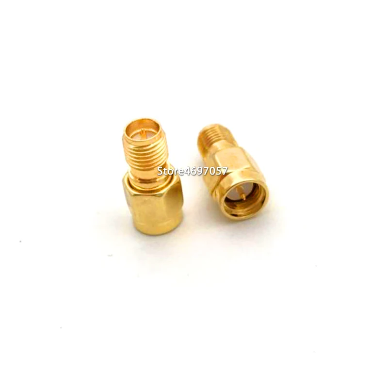 

SMA Male to RP SMA Female Connector Gold Plated Straight Coaxial RF Adapters