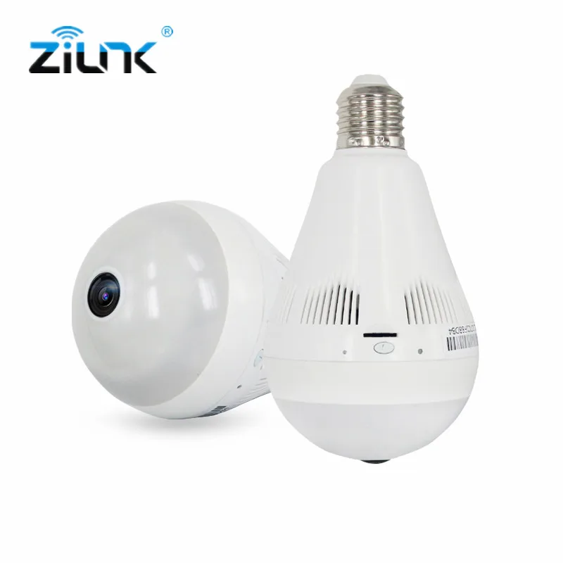 ZILNK 1080P HD Bulb Light Wireless IP Camera Wi-FI FishEye 360 Degree Panoramic Mini Lamp Wifi Camera CCTV Home Security camera : image ZILNK 1080P HD Bulb Light Wireless IP Camera Wi-FI FishEye 360 Degree Panoramic Mini Lamp Wifi Camera CCTV Home Security camera