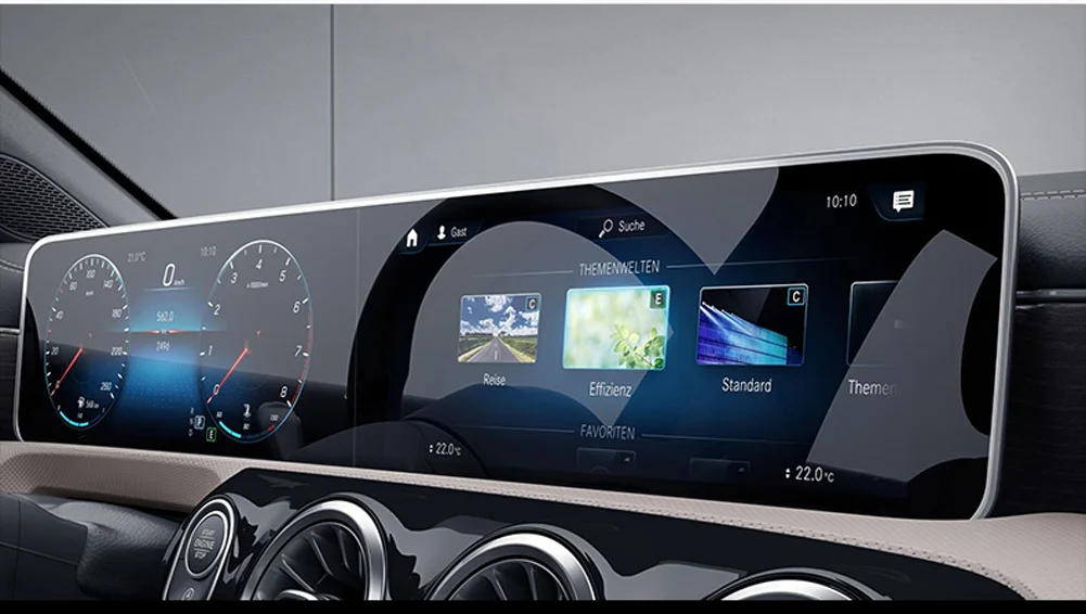 para Mercedes Benz Painel de Navegação do Carro Classe A200 A220 A250 Instrumento Membrana Vidro Temperado Protetor Filme Uma W177 V177 A180 6 Para mercedes benz uma classe w177 v177