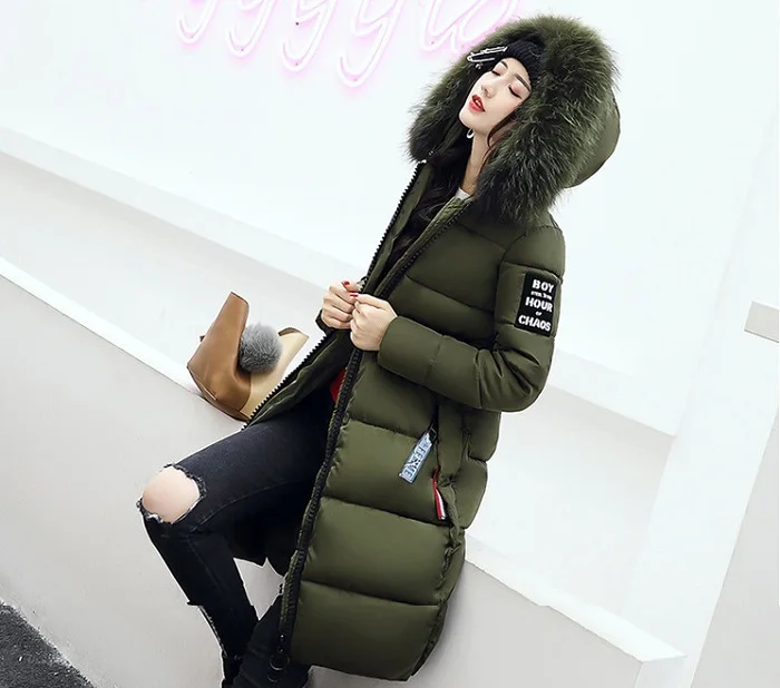 Winter Women Coat Jacket Warm High Quality Woman Jacket Winter Coat Hood Real  2017 New Winter Fashion+39 (1)