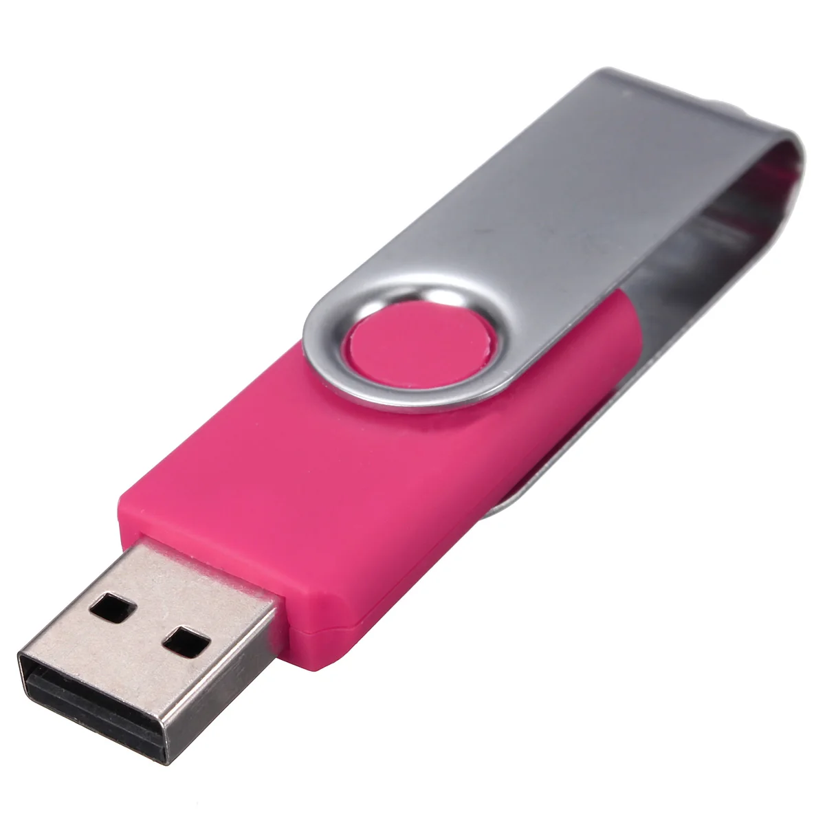 USB флеш-накопитель 64 Мб USB 2,0, флешка для смартфона, планшета, ПК, поворотная USB флеш-карта памяти, Подарочная флешка - Цвет: Розовый