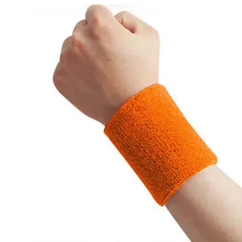 

New 1pcs Sport Protect Wrist Sleeve Gym Sweatband Fitness Run Sweat Band 8*7.5 CM
