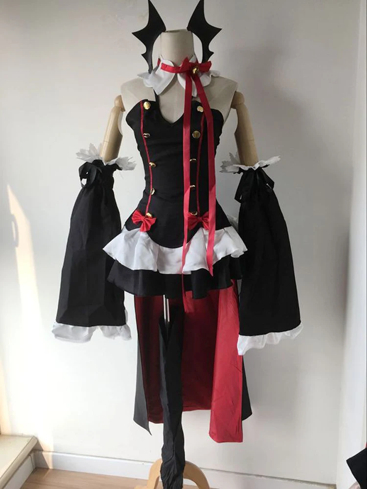 Бесплатная доставка 2017 аниме сераф из Конца Owari No Seraph Krul Tepes униформа косплей