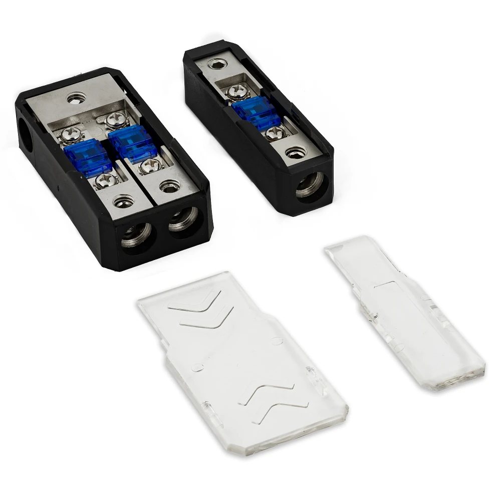 MINI 60A Car Audio Amplifier Circuit Breaker Fuse Holder Stereo Amplifier Refit 1 in 1 out /1 in 2 out 3*0(4)GA IN +2*0(4)GA OUT