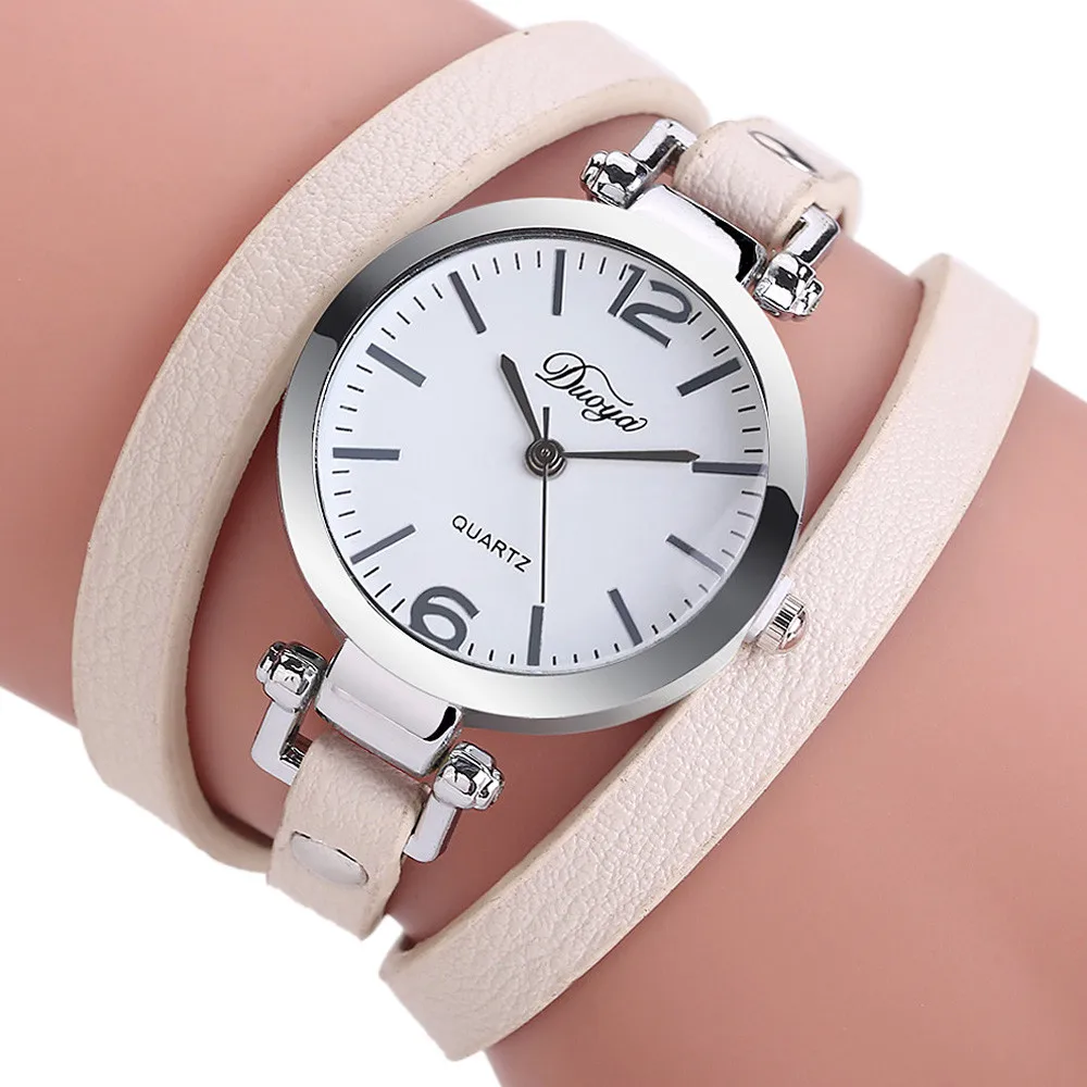 

Quartz Wrist Watches Ladies Dress Watches Ladies Bracelet Diamond Circle Watch Student Fashion Table women watch J.18