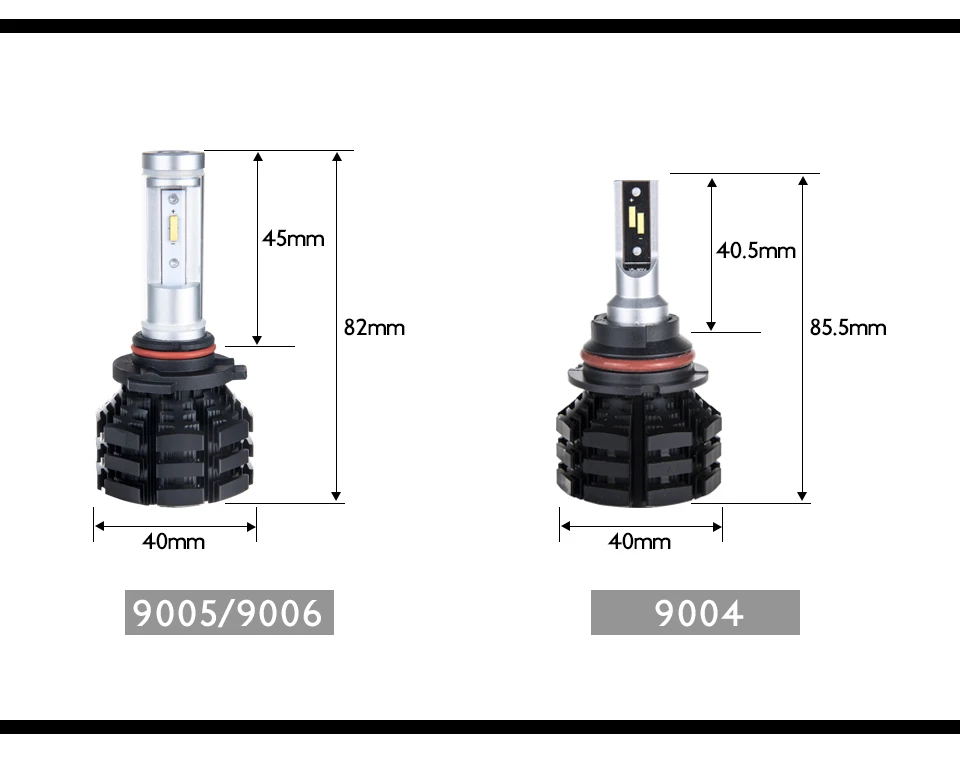 H7 светодиодный H4 фар автомобиля 50 Вт 10000LM H15 H1 H3 H11 9005 9006 H8 H9 9004 9007 9012 PSX24 PSX26 2200K 3200K 6500K 8000K CSP ампулы