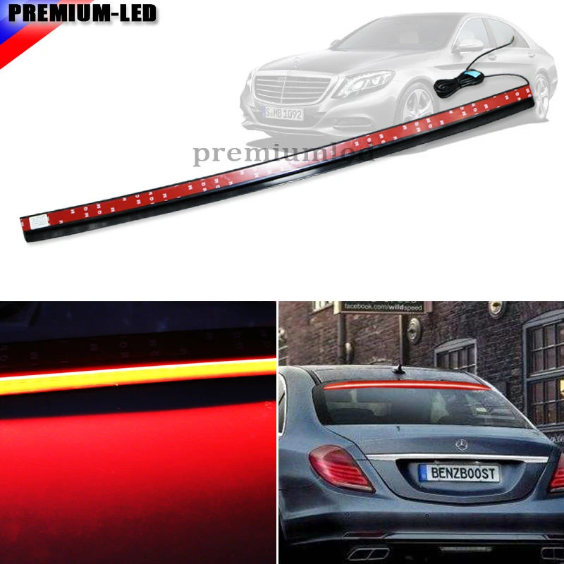 Universal 36 Zoll Aufwickelspule Dachlinie Led Dritte Bremsleuchte Kit Oben Heckscheibe Fur Mercedes Benz C250 C300 C350 C63 Tesla Stil Windshield Universal C30 Kitwindshield Kit Aliexpress