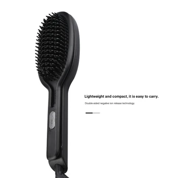 

Hair Curler Straight Hair Comb Ceramic Heating Negative Lonic Electric Hair Brushes Styling Tools Adjustable Temperature