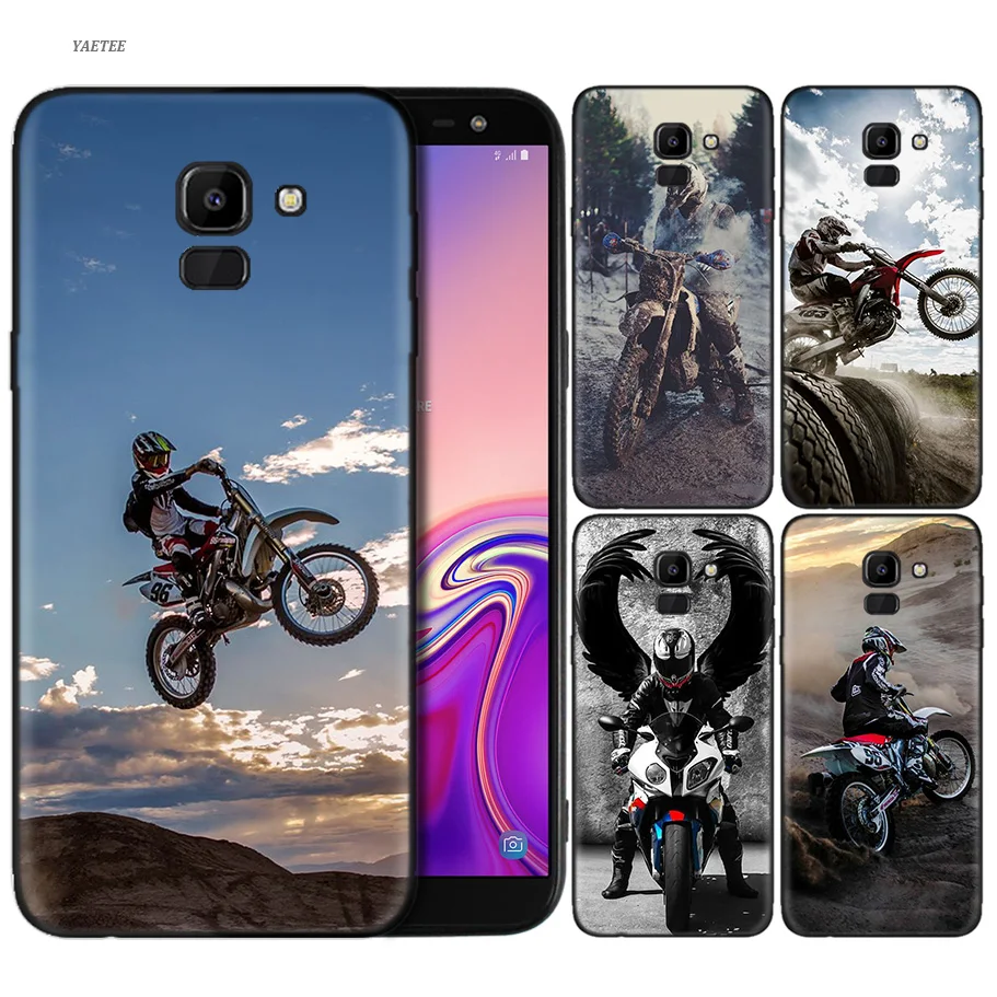 

Moto Cross Motorcycle Sports Case for Samsung Galaxy A10 A30 A40 A50 A60 A70 A90 A20e A9 A8 J8 J7 J6 J5 J4 J3 Plus 2018 2017 EU