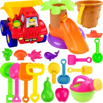 

20Pcs/Set Summer Children Sandbeach Vehicle Engineering Vehicle Set Toys For Children Gifts Drop Shipping- Color Random