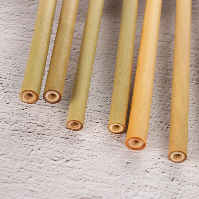Organic Bamboo Straw Reusable Drinking Straw Eco-Friendly Party Wedding Cocktail Juice Drink Straws Bar Supply Tableware (8)