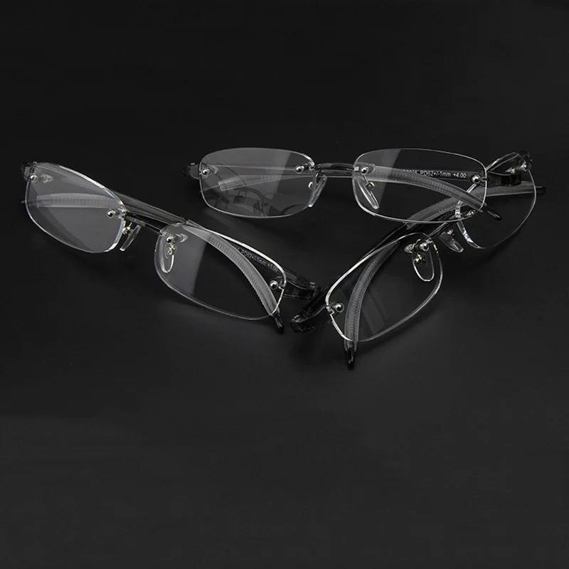 Zilead сверхлегкие мягкие TR90 бескаркасные готовые очки для близорукости мужские деловые близорукие Glasses-1.0to-4.0 унисекс