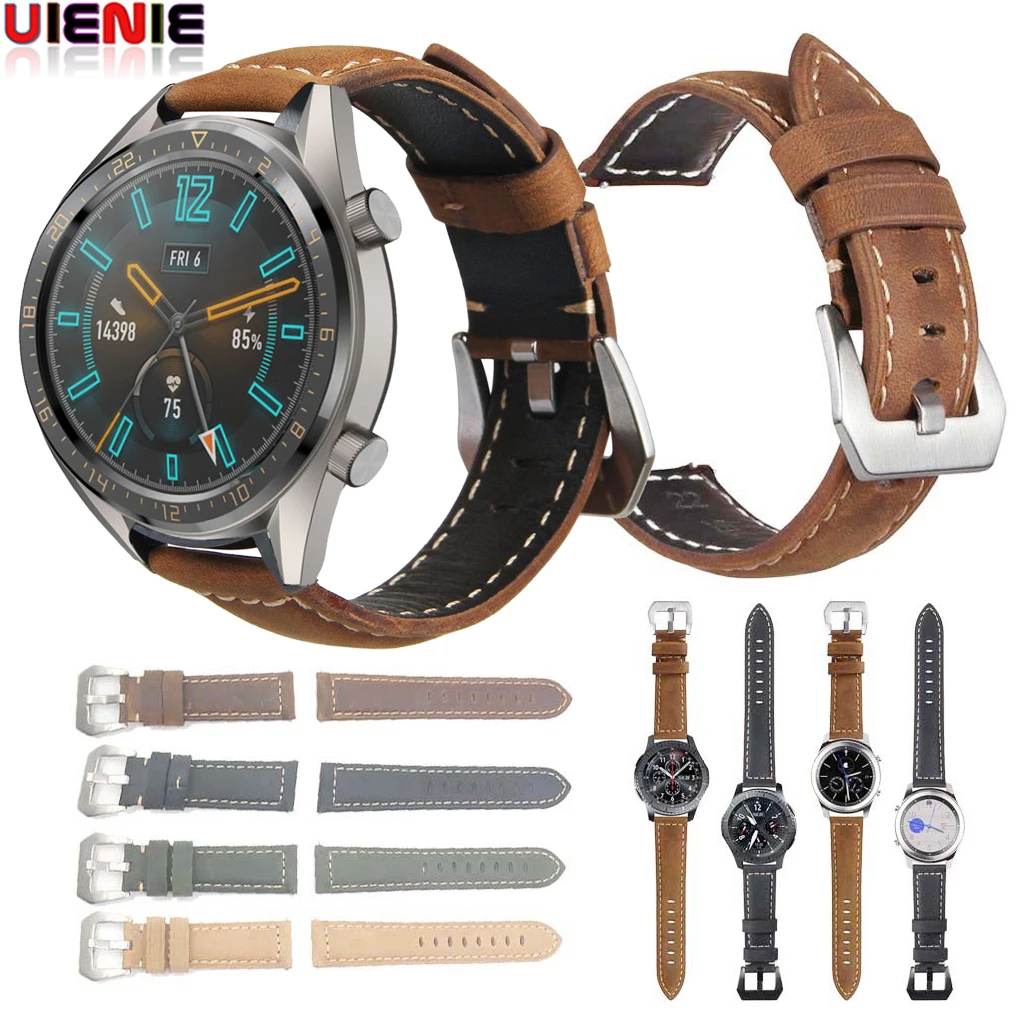 

High Quality Leather Watchband Replacement Wrist Band for Huawei Honor Magic/For Huawei Watch GT Bracelet Strap SmartWatch Band