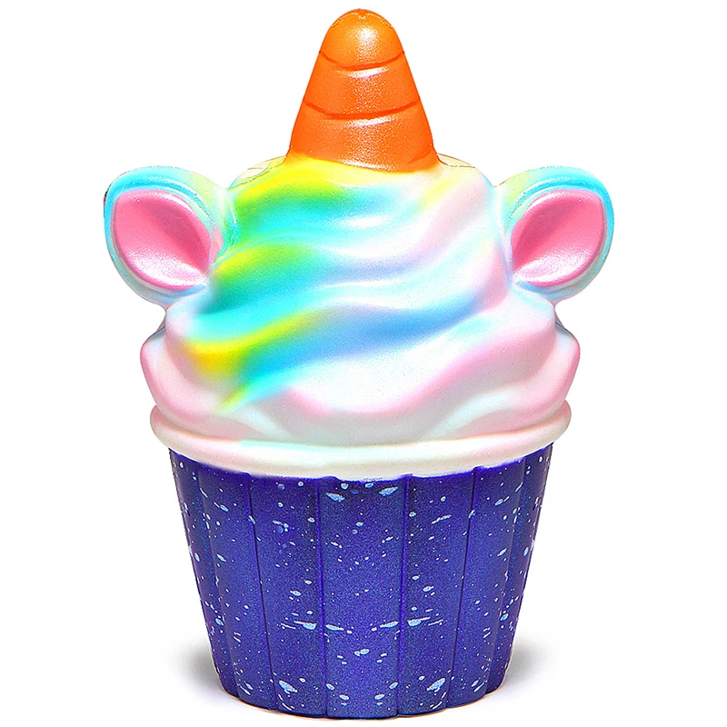 Galaxy Jumbo Cupcake Unicorn мягкое медленно поднимающееся Мороженое Мягкие Мультяшные куклы ароматизированный хлеб торт детские игрушки Горячая Распродажа