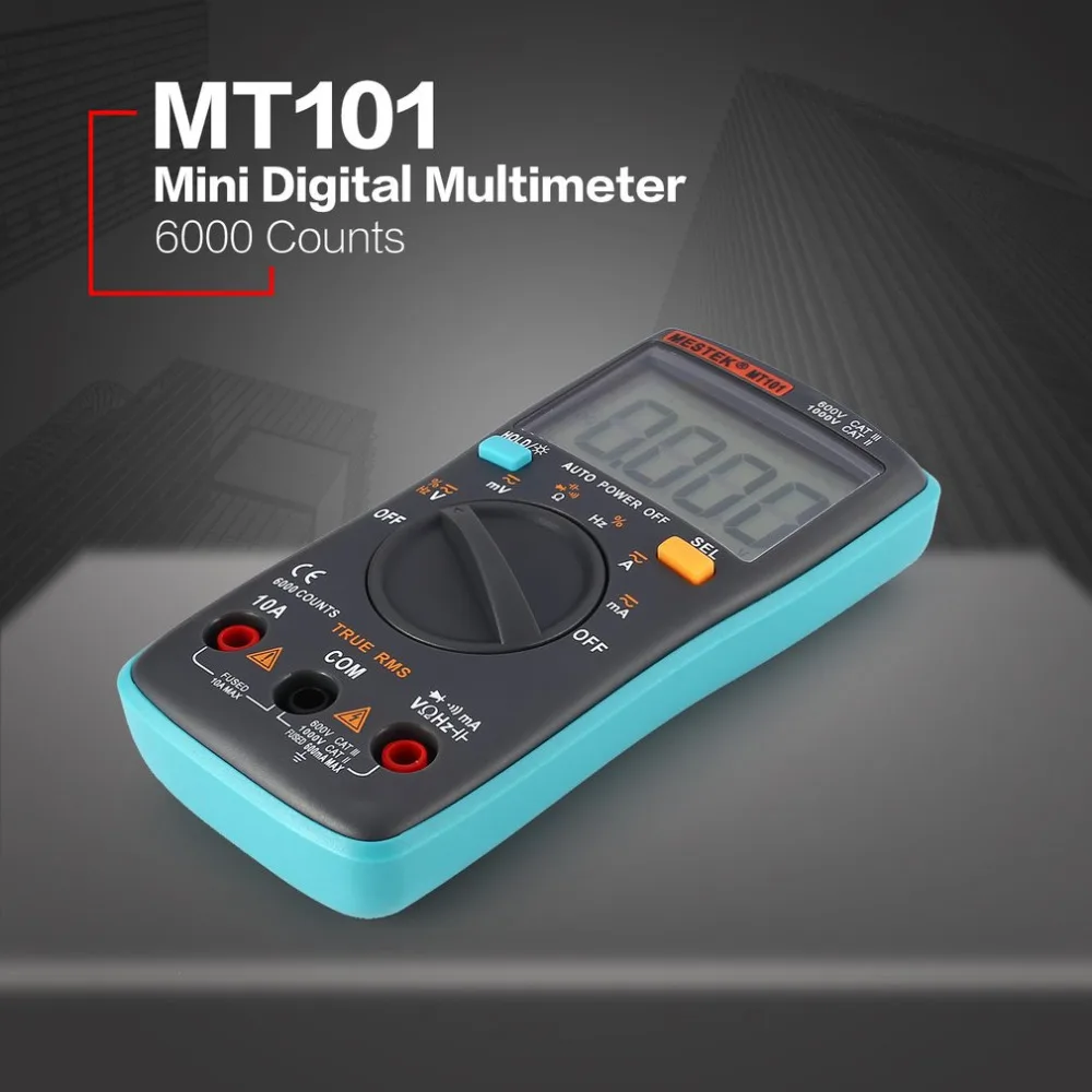 MESTEK MT101 Mini Digital Multimeter True RMS Auto Range