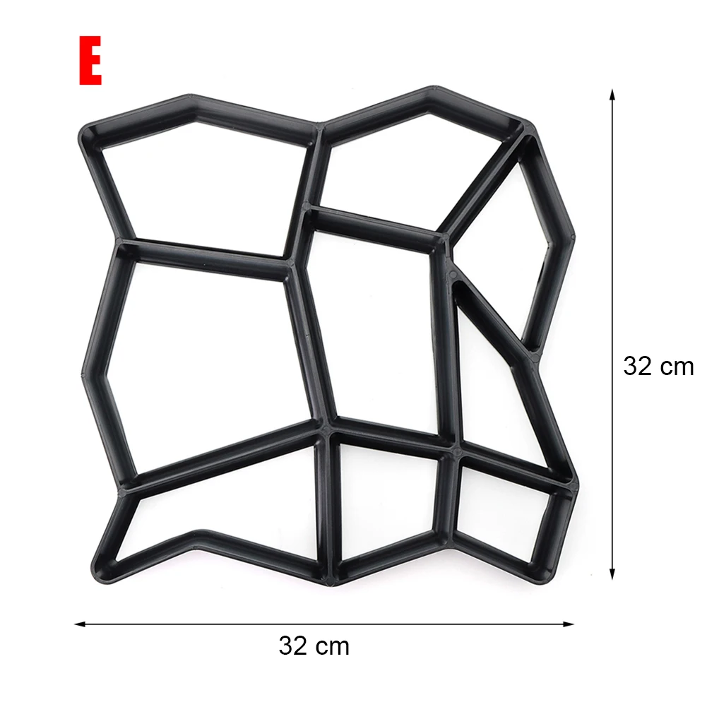 2019 Black Plastic Making DIY Paving Mould font b Home b font font b Garden b