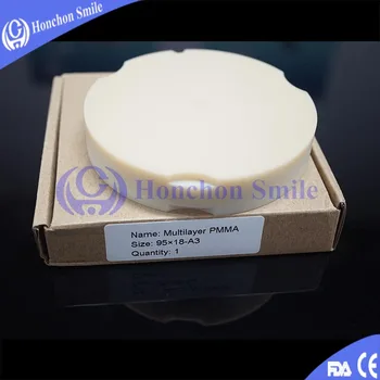 

Zirkonzahn Multilayer PMMA CADCAM Dental Block OD95x18MM