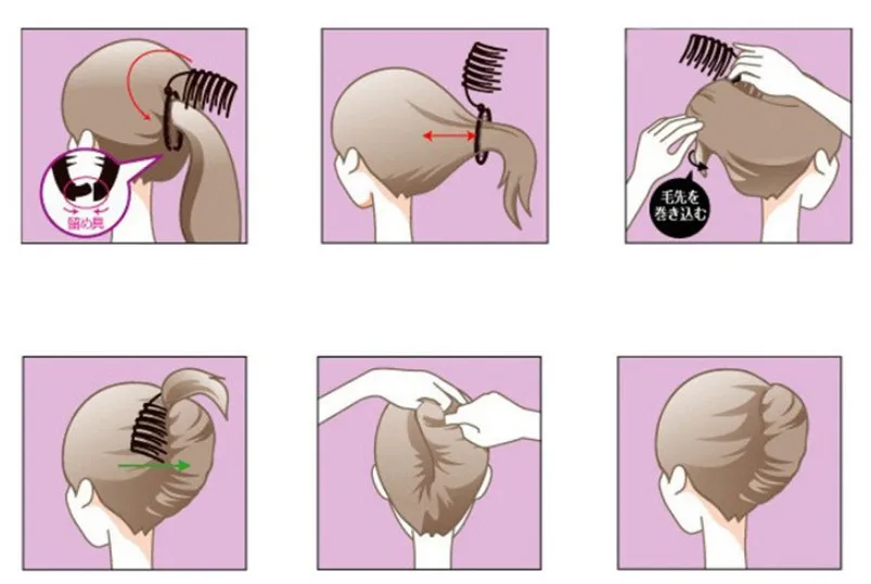 1 шт., набор для женщин, сделай сам, для формальной укладки волос, гребень и зажим для волос, набор инструментов для французского Твиста, держатель для волос, инструменты для укладки волос