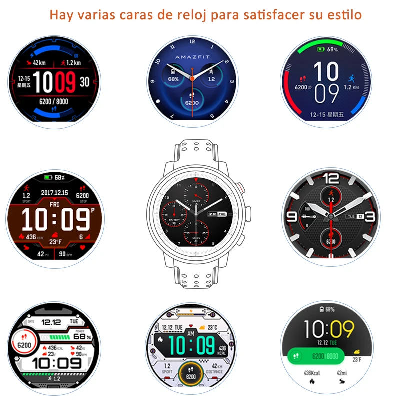 Цена Huami Amazfit 2 Amazfit Stratos 2 смарт часы мужские 5ATM водонепроницаемые с font b gps b font часы PPG пульсометр