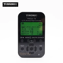 Новые YONGNUO YN-622C-TX YN622C-TX ЖК-дисплей Беспроводной E-TTL флэш-контроллер 1/8000 s триггера передатчик для камер Canon