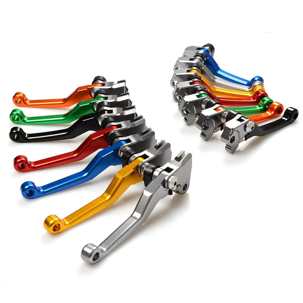 Мотоциклетный Dirttbike одна пара CNC Pivot сцепные ручки для Yamaha WR250F WR450F 01 15 KLX450R 08 14